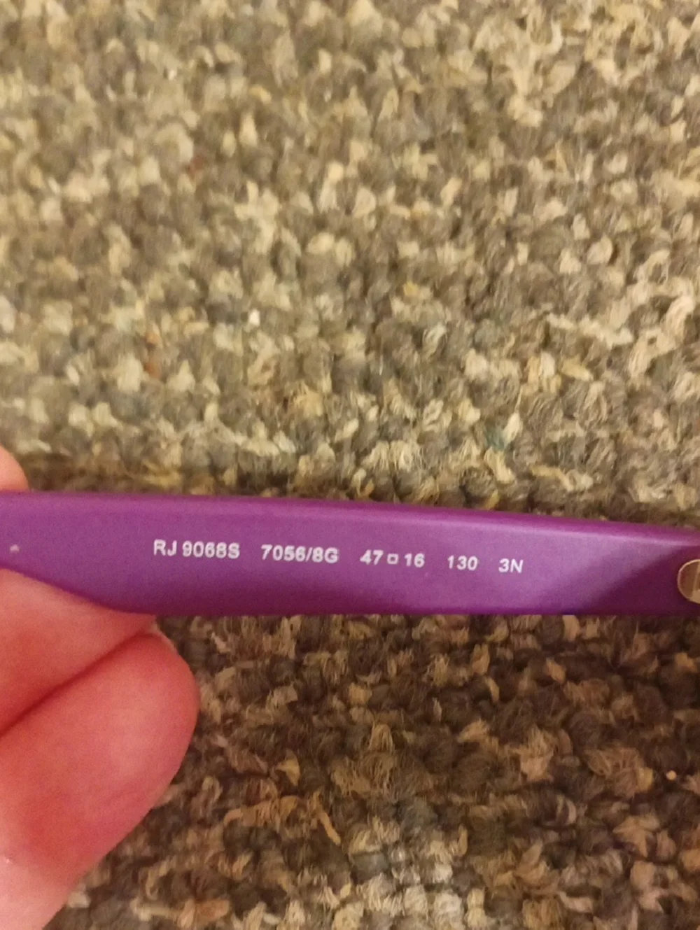 Ray-Ban Purple Kids Sunglasses with Dark Lenses
